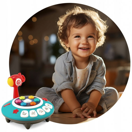 Jucarie educativa cu ciocan, sunete si lumini Ricokids RK-753