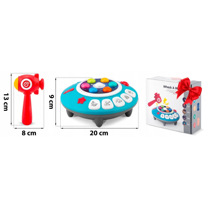 Jucarie educativa cu ciocan, sunete si lumini Ricokids RK-753