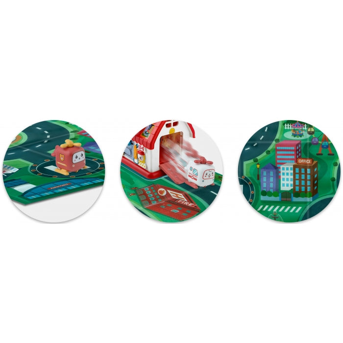 Jucarie educativa sub forma de casa cu telefon si covoras inclus Ricokids RK-754