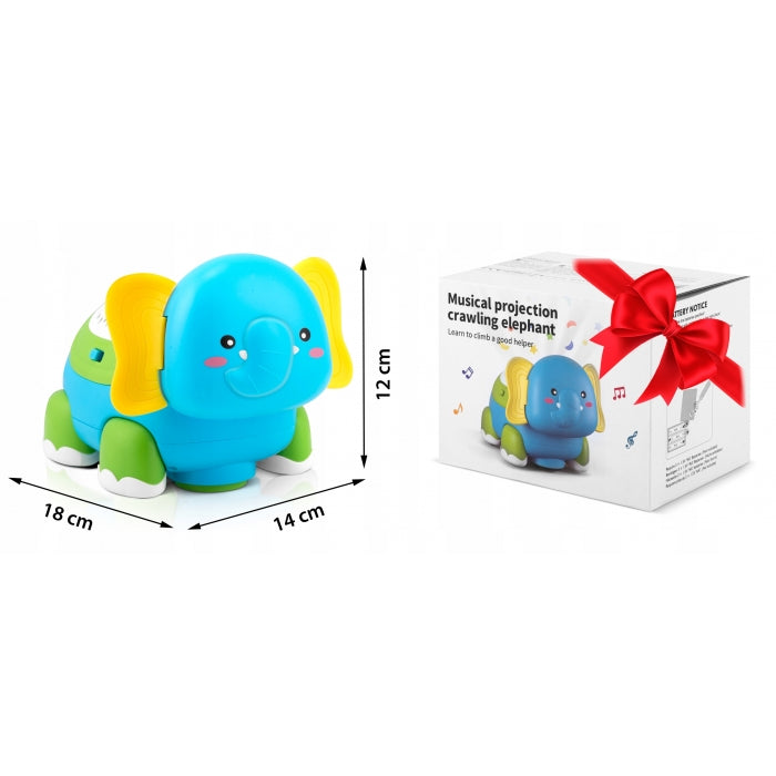 Proiector sub forma de elefant cu telecomanda Ricokids RK-755