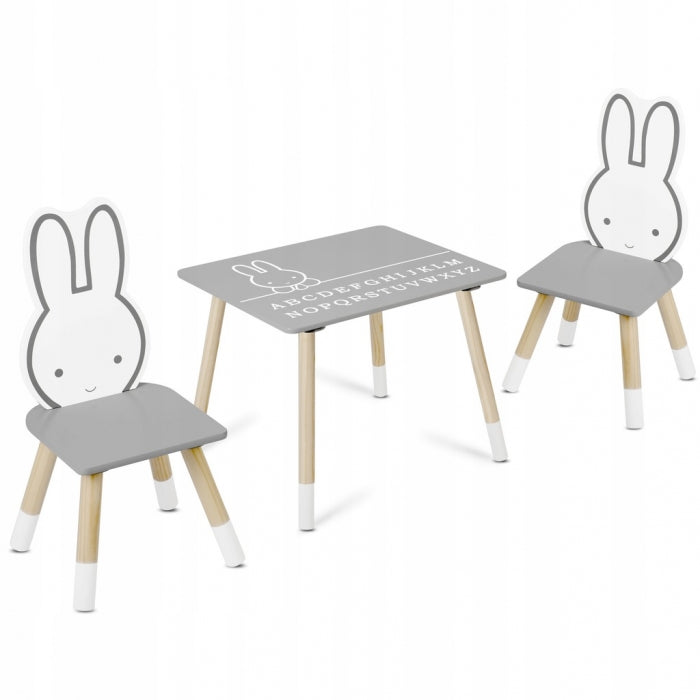 Set de masa cu doua scaune pentru copii Ricokids RC-847