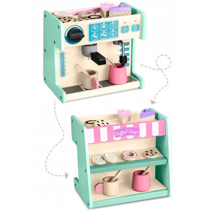 Jucarie interactiva din lemn, coffee shop, Ricokids 785100 - Mint
