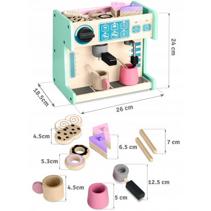 Jucarie interactiva din lemn, coffee shop, Ricokids 785100 - Mint
