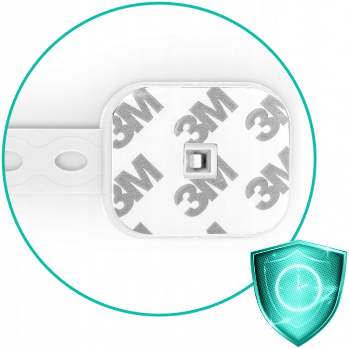 Incuietori de siguranta pentru usi si sertare, 6 bucati, Ricokids 798200 - Alb