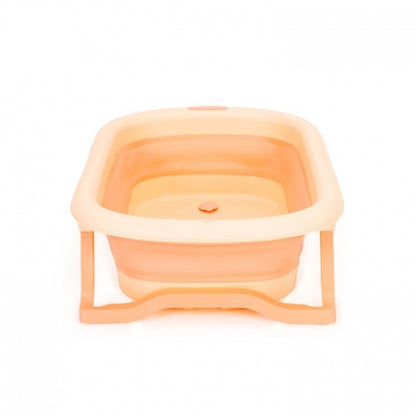 Cadita de baie cu dop de scurgere Ecotoys HA-B37 - Roz