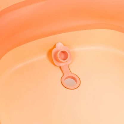 Cadita de baie cu dop de scurgere Ecotoys HA-B37 - Roz