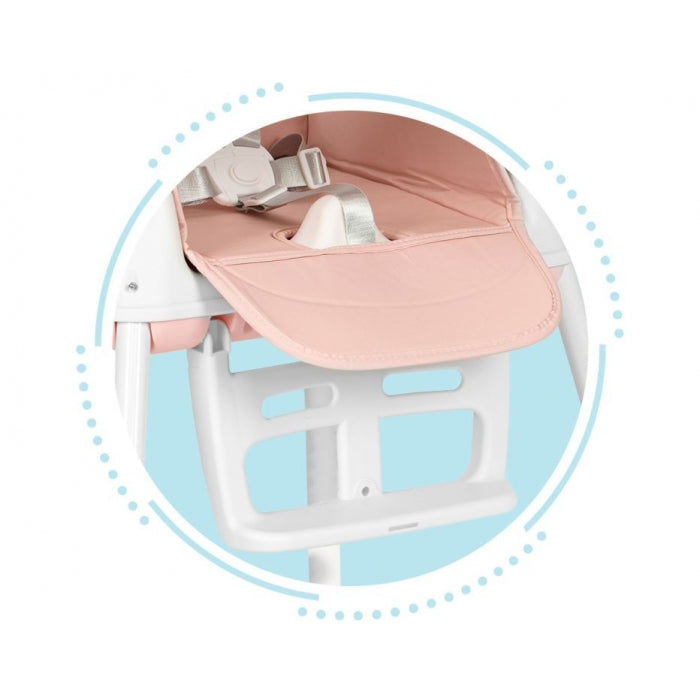 Scaun de masa 3 in 1 pentru copii Ecotoys HA-009 - Roz