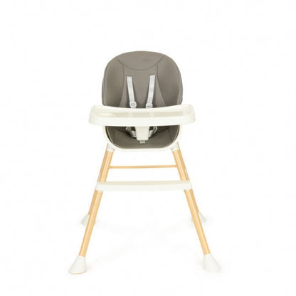 Scaun de masa 2 in 1 pentru copii Ecotoys HA-018 - Gri