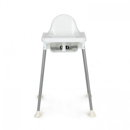 Scaun de masa 2 in 1 pentru copii Ecotoys HA-007 - Alb