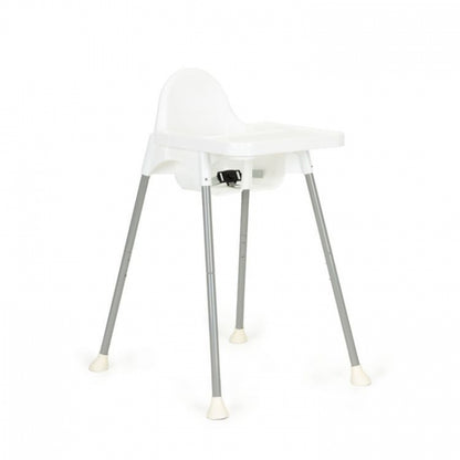 Scaun de masa 2 in 1 pentru copii Ecotoys HA-007 - Alb