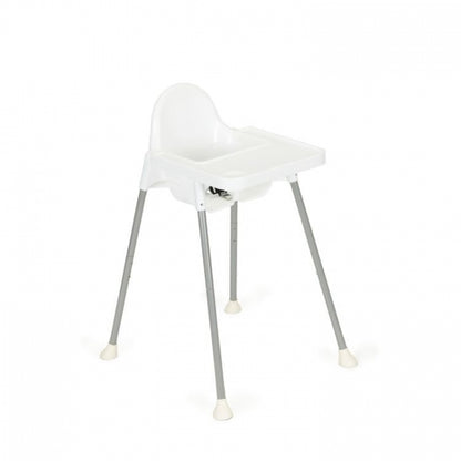 Scaun de masa 2 in 1 pentru copii Ecotoys HA-007 - Alb