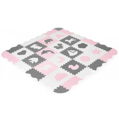 Salteluta de joaca tip puzzle cu pereti, 36 elemente, Ecotoys ECOEVA013