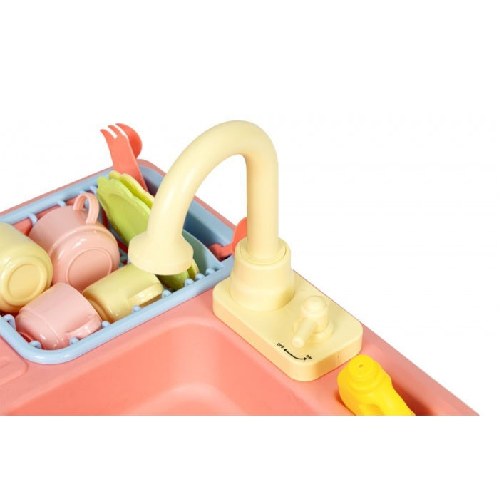 Chiuveta pentru copii cu 12 accesorii incluse Ecotoys HC485046