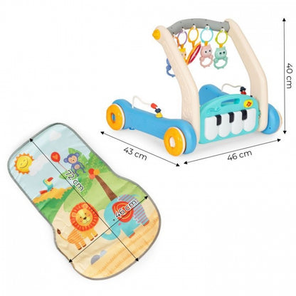 Antemergator educational 2 in 1 cu salteluta de joaca Huanger HE0637