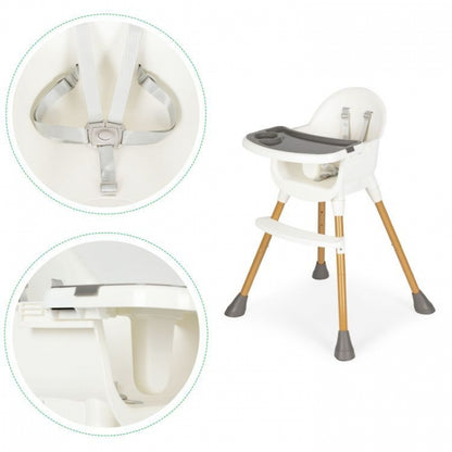 Scaun de masa pentru copii Ecotoys HA-042 - Alb