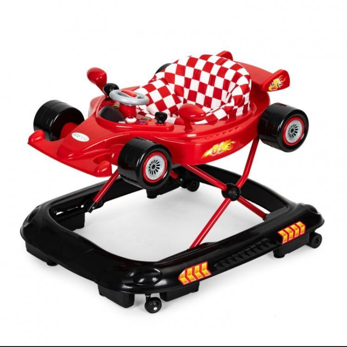 Premergator Formula 1 pentru copii cu panou multimedia Ecotoys J-A301E0 - Rosu