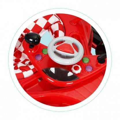 Premergator Formula 1 pentru copii cu panou multimedia Ecotoys J-A301E0 - Rosu