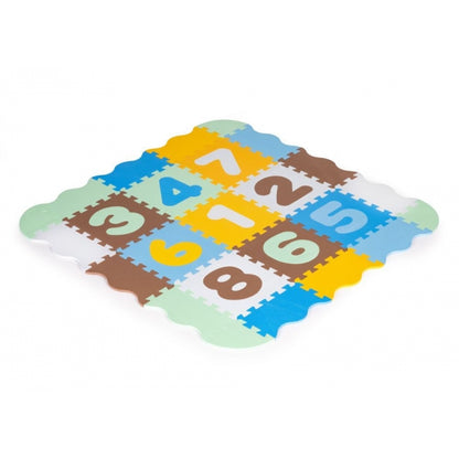 Salteluta de joaca tip puzzle cu pereti, 25 elemente, Ecotoys 3255 - Multicolor