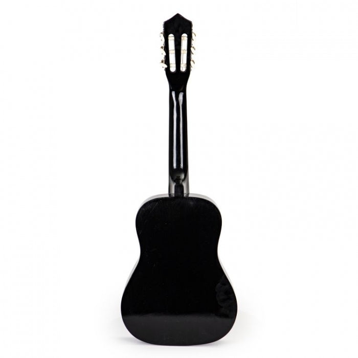 Chitara din lemn pentru copii cu 6 corzi Ecotoys HX18022-30, 76 X 28 cm - Negru