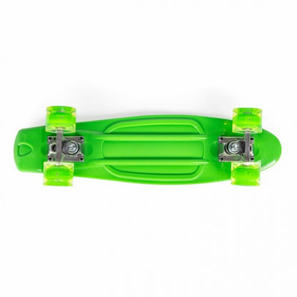 Penny board pentru copii cu lumini LED - Verde