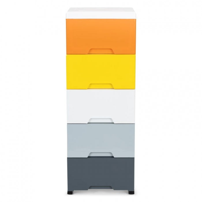 Raft cu 5 compartimente pentru depozitarea diverselor obiecte ModernHome 05B - Multicolor