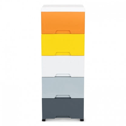 Raft cu 5 compartimente pentru depozitarea diverselor obiecte ModernHome 05B - Multicolor