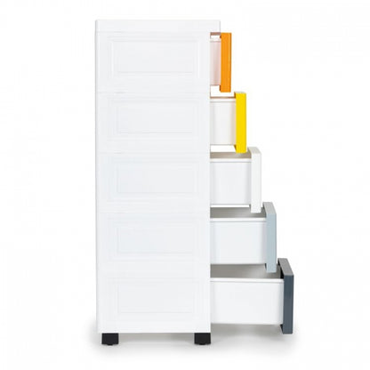 Raft cu 5 compartimente pentru depozitarea diverselor obiecte ModernHome 05B - Multicolor