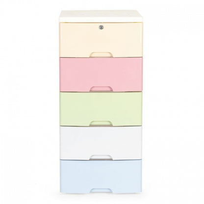 Raft cu 5 compartimente pentru depozitarea diverselor obiecte ModernHome 04A - Multicolor