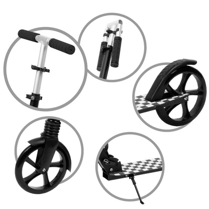 Trotineta pliabila de oras 200 mm DRIFF - Black White