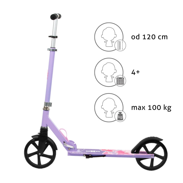 Trotineta pliabila de oras 200 mm DRIFF - Hibiscus