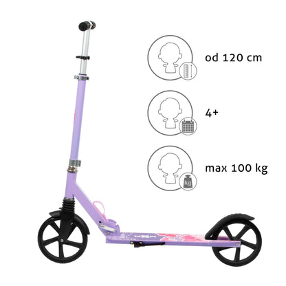 Trotineta pliabila de oras 200 mm DRIFF - Hibiscus