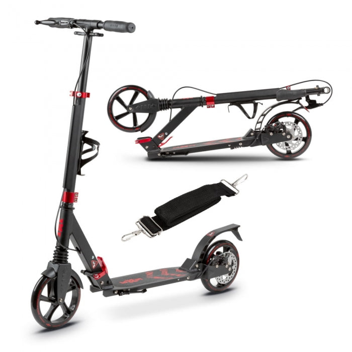 Trotineta pliabila de oras cu frana pe maner WXM RST-A02 - Red