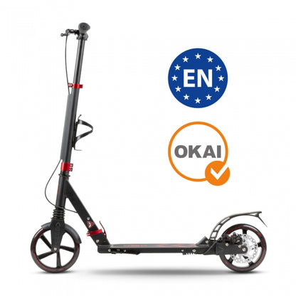 Trotineta pliabila de oras cu frana pe maner WXM RST-A02 - Red