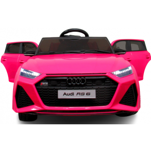 Masinuta electrica cu telecomanda Audi RS6 R-Sport - Roz