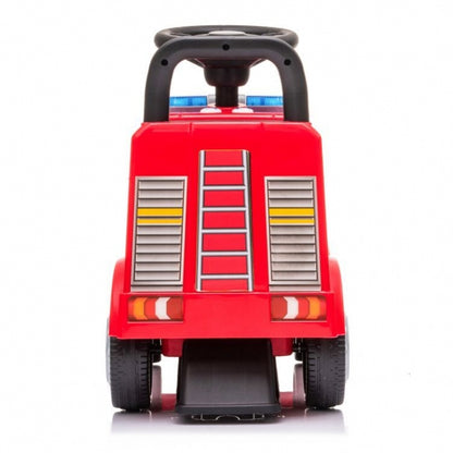 Masinuta de impins cu LED Mercedes Pompieri - Rosu