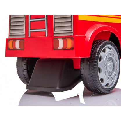 Masinuta de impins cu LED Mercedes Pompieri - Rosu