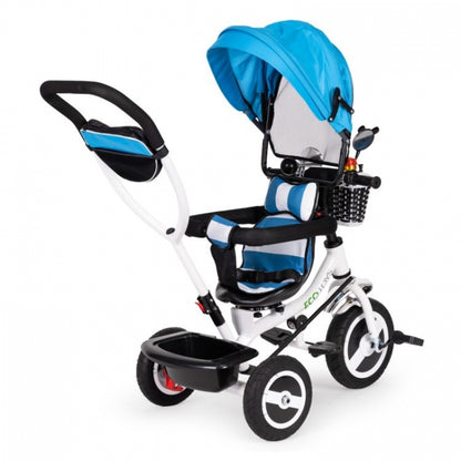 Tricicleta cu sezut rotativ Ecotoys JM-066-9L - Albastra