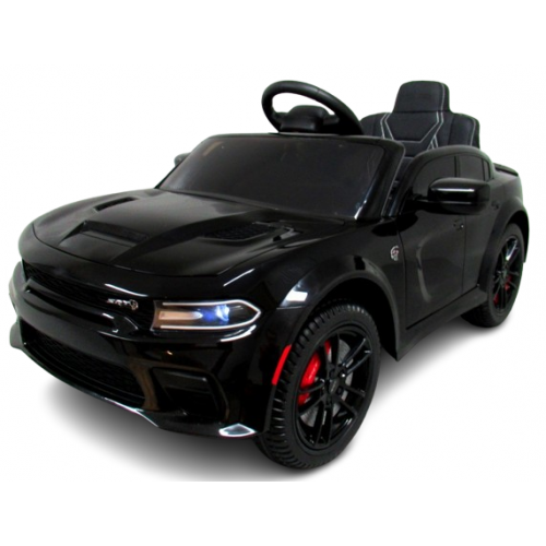 Masinuta electrica cu telecomanda, roti EVA, varsta 1-5 ani, putere 90W, 107x68x53 cm, DODGE SRT R-Sport - Negru