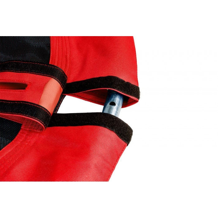 Leagan pentru copii ECOTOYS G-744, cuib de barza, cadru din otel galvanizat - Rosu