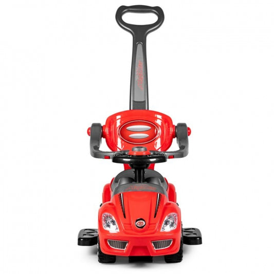 Masinuta de impins 3 in 1 Ecotoys 381 - Rosu