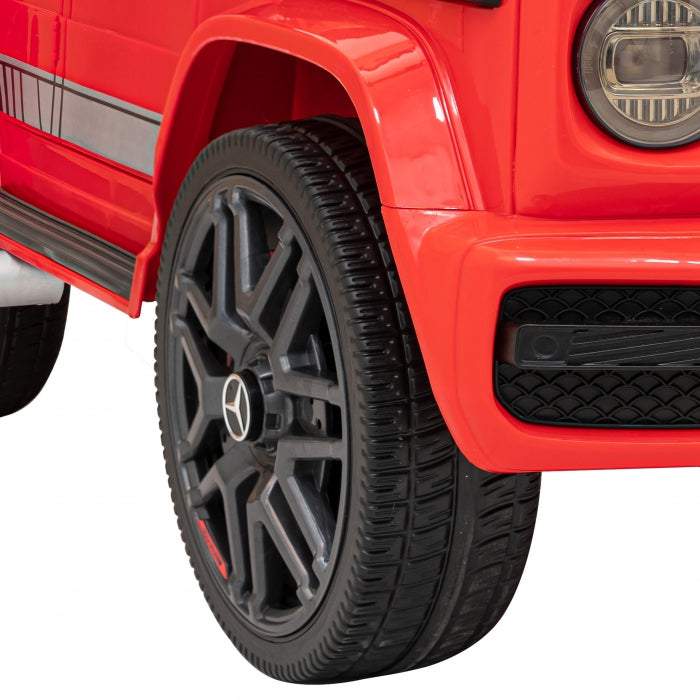 Masinuta electrica cu telecomanda MERCEDES AMG G63, roti EVA , scaun tapitat, varsta 1-5 ani, 107x70x57 cm, putere 50W  Rosu