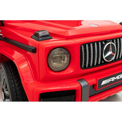 Masinuta electrica cu telecomanda MERCEDES AMG G63, roti EVA , scaun tapitat, varsta 1-5 ani, 107x70x57 cm, putere 50W  Rosu