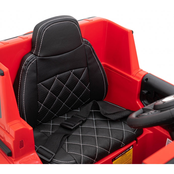 Masinuta electrica cu telecomanda MERCEDES AMG G63, roti EVA , scaun tapitat, varsta 1-5 ani, 107x70x57 cm, putere 50W  Rosu