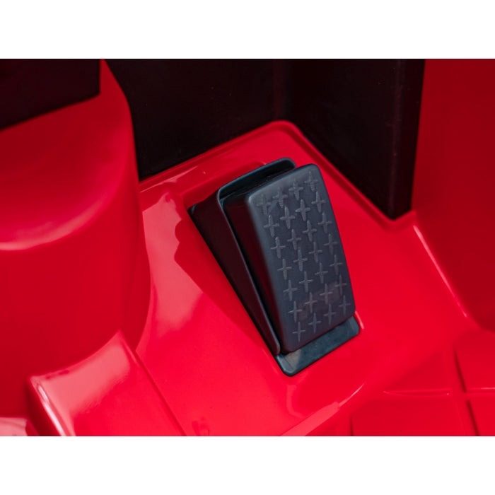 Masinuta electrica cu telecomanda MASERATI GHIBLI, roti EVA, scaun tapitat, 100x66x41 cm, putere 60W - Rosu