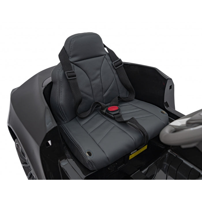 Masinuta electrica cu telecomanda LEXUS LC500, roti EVA, scaun tapitat, 108x60x43 cm, putere 70W - Negru