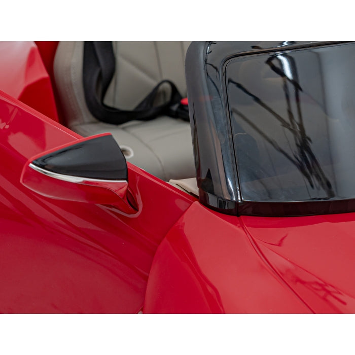 Masinuta electrica cu telecomanda LEXUS LC500, roti EVA, scaun tapitat, 108x60x43 cm, putere 70W - Rosu