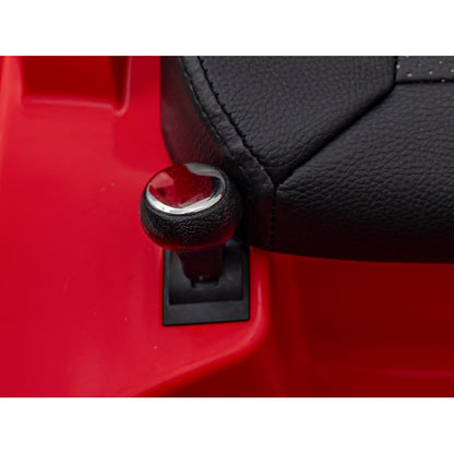 Masinuta electrica cu telecomanda ASTON MARTIN DBX, roti EVA, scaun tapitat, 105x62x48 cm, putere 100W - Rosu