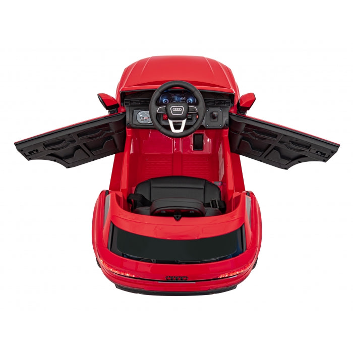 Masinuta electrica cu telecomanda AUDI Q7 NEW LIFT, roti EVA, scaun tapitat, 117x67x54 cm, putere 70W - Rosu