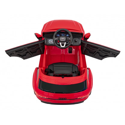 Masinuta electrica cu telecomanda AUDI Q7 NEW LIFT, roti EVA, scaun tapitat, 117x67x54 cm, putere 70W - Rosu