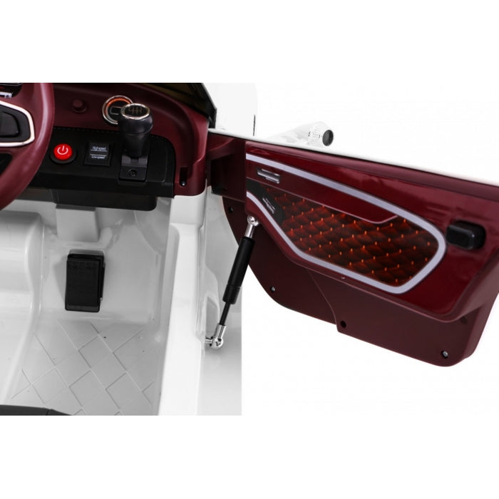 Masinuta electrica cu telecomanda BENTLEY EXP 12, roti EVA, scaun tapitat, 107x59x44 cm, putere 24V - Alb